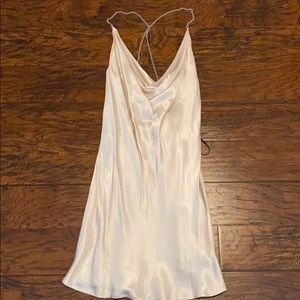 Silk mini dress